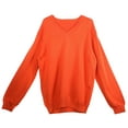 thumbnail image 1 of Peru Unlimited Chandail en Jersey à Col en V pour Homme, Coupe Classique, Orange Brûlé - m, 1 of 2