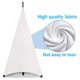 thumbnail image 4 of Stretchable DJ Speaker Cover, 360 Degree Rotating Tripod Stand Protective Cover for Stage, Concert, Wedding and Banquet (Tripod Not Included), 4 of 4