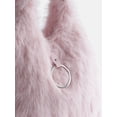 thumbnail image 3 of Madden NYC Women's Faux Fur Tote Bag, Pink, 3 of 5