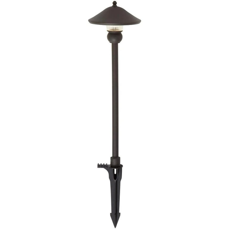 Hampton Bay 10-Watt Equivalent Low Voltage Black LED Outdoor