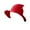 Red, variant on POETANCE 50% Off Clear! Autumn And Winter Halloween Hat Pointed Top Solid Color Funny Big Brim Knitted Hat Baseball Caps (Black)