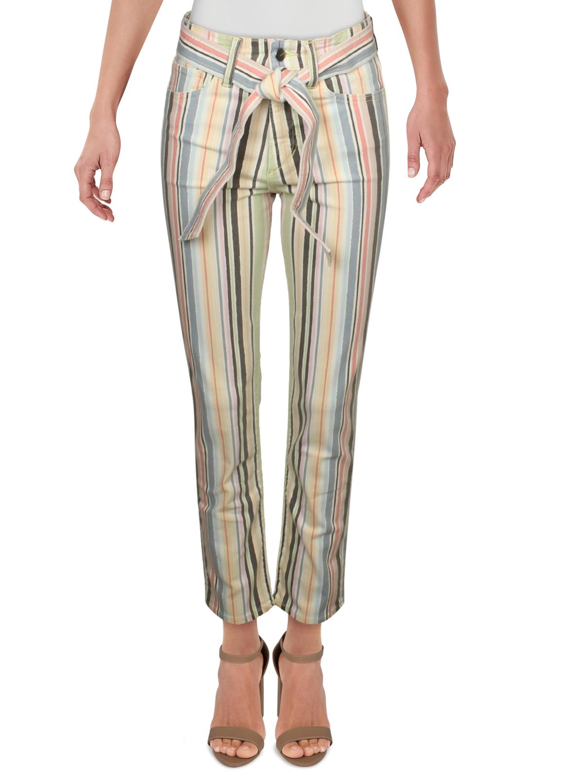 Joe's Jeans Womens The Luna High Rise Ankle Cigarette Jeans Multi 26