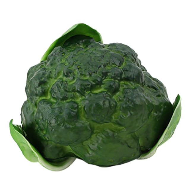 Artificial Vegetables Lifelike Realistic Cauliflower Artificial Food Home Decor Vegetables