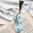 thumbnail image 6 of Kdxio Let's go Travel Around the World Print Metal Tassel Bookmarks,Perfect Gift for Art Lovers and Bookworms Metal Bookmarks for Women, 6 of 8