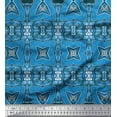 thumbnail image 1 of Soimoi Moss Georgette Fabric Floral Decorative Decor Fabric Printed Yard 42 Inch Wide, 1 of 2