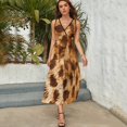 thumbnail image 4 of Animal Print Patterns Sleeveless Dress Female Clothing Dress Women Summer 2025 Dress, 4 of 6