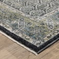 thumbnail image 4 of Oriental Weavers Eliana Area Rug - ELI01 - 6'7" x 9'6" - in Blue/ Green - Vintage Inspired, Stain Resistant, Family and Pet Friendly , Dining, Living Room Rug, 4 of 6