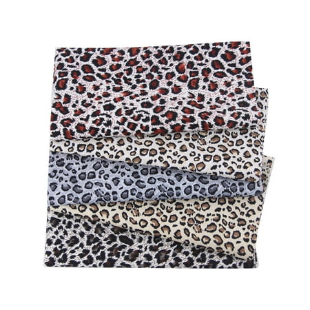 5PCS Cotton Leopard Print Quilting Fabric for Crafting | Walmart Canada