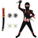 thumbnail image 5 of Disfraz de ninja YANSION Para niños Con ropa y accesorios talla grande, 5 of 7