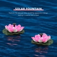 thumbnail image 4 of EeaseCA 1Set Solar Powered Lotus Fountain Floating Solar Pump Outdoor Water Fountain, 4 of 8