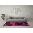 thumbnail image 3 of Ahgly Company Indoor Rectangle Oriental Pink Modern Area Rugs, 7' x 10', 3 of 4
