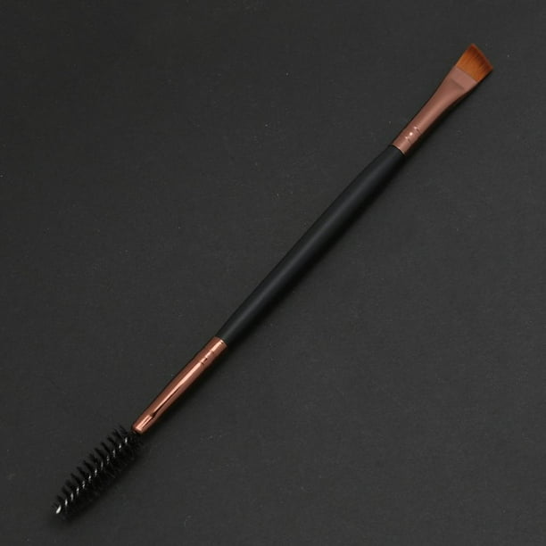 Maquillaje cosmético 2 en un de Cepillo de cejas de doble ángulo + de cejas