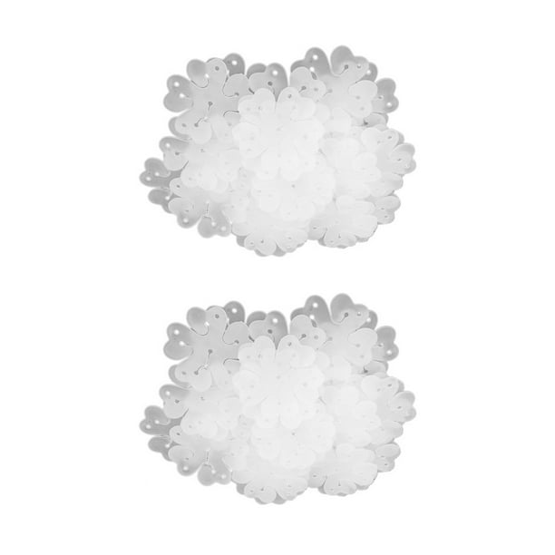 Paquete de 100 Porta Clips de Globo con Forma de Flor Portátil para Decoraciones de Eventos de Boda Suministros de Fiesta de Cumpleaños