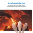 thumbnail image 5 of Pofeuu Fiery Dragons Castle Attack Print Desk Mat for Keyboard and Mouse，Computer Desk Matt for Desktop，Large Mouse Pad for Desk，Desk Pads on Top of Desks 12x31.5in, 5 of 8