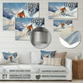 thumbnail image 4 of Designart "Glimpses of Whistler in Canada II" Sports Metal Wall Art Prints, 4 of 5