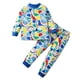 thumbnail image 1 of Odeerbi 3-9 Años Niños Conjunto de Algodón Sudadera Dinosaurio Cuello Redondo Sudadera Pantalón de Dos Piezas Conjunto de Manga Larga, 1 of 5