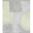 thumbnail image 1 of Fond d'Écran Précollé Bord - Abstrait Gris, Formes Beiges, Cercles, Rectangles Mur Bord Rétro Design, 15 Pi x 7 Po (4.57M x 17.78cm), 1 of 5