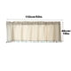 thumbnail image 3 of Hxlamzoo Tassel Small Short Curtain Cabinet Curtain Partition Curtain Semi Shading Curtain for Living Room, Farmhouse, Balcony, Bedroom, Kitchen 52*18in, 3 of 9