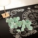 thumbnail image 5 of 25pc Natural Runes Stones Irregular Wicca Grabado Adivinación Coleccionables Verde Sunnimix piedras naturales, 5 of 8