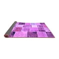 thumbnail image 2 of Ahgly Company Indoor Square Patchwork Purple Transitional Area Rugs, 7' Square, 2 of 4