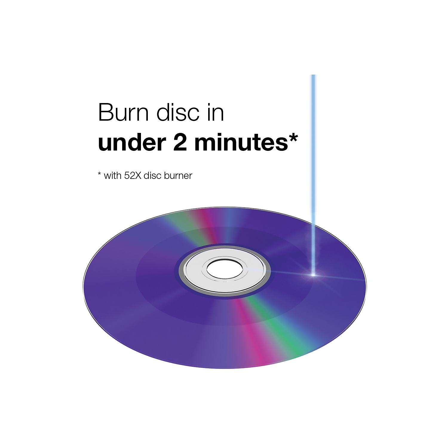 Verbatim 94795 700 MB/80 min 52x Spindle Hub Printable CD-R DataLifePlus Printable Recordable Disc - White (50/Pack)