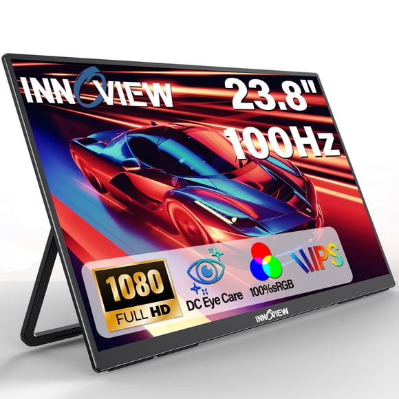 Monitor portátil InnoView 23,8" 1080P FHD 100 Hz 100% sRGB