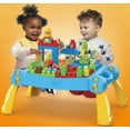 thumbnail image 4 of MEGA BLOKS Building Toy Blocks Discover n Build Activity Table (44 Pieces) for Toddler, 4 of 9