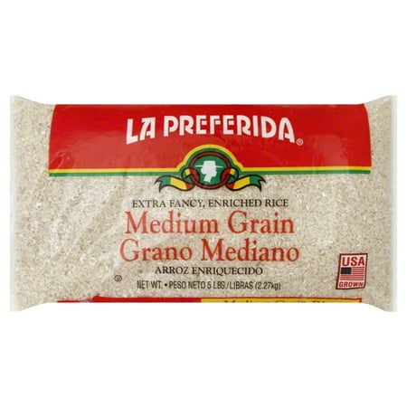 La Preferida Medium Grain Rice, 5 lbs
