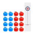 thumbnail image 1 of lionlar Tabletop Curling Game Set Fun Family Game Backyard Activities Sports Activities Board Game Shuffleboard Table Game for Travel 16 Rollers, 1 of 9