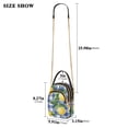 thumbnail image 2 of FORMRS Crossbody Bag for Women Quilted Travel Shoulder Cell Phone Purse with Chain Strap Handbag, Blue Plaid Lemon, 2 of 7