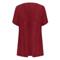 thumbnail image 5 of AherBiu Summer Cardigans for Women Open Front Short Sleeve Lightweight Casual Tops Shirts Outwear, 5 of 5