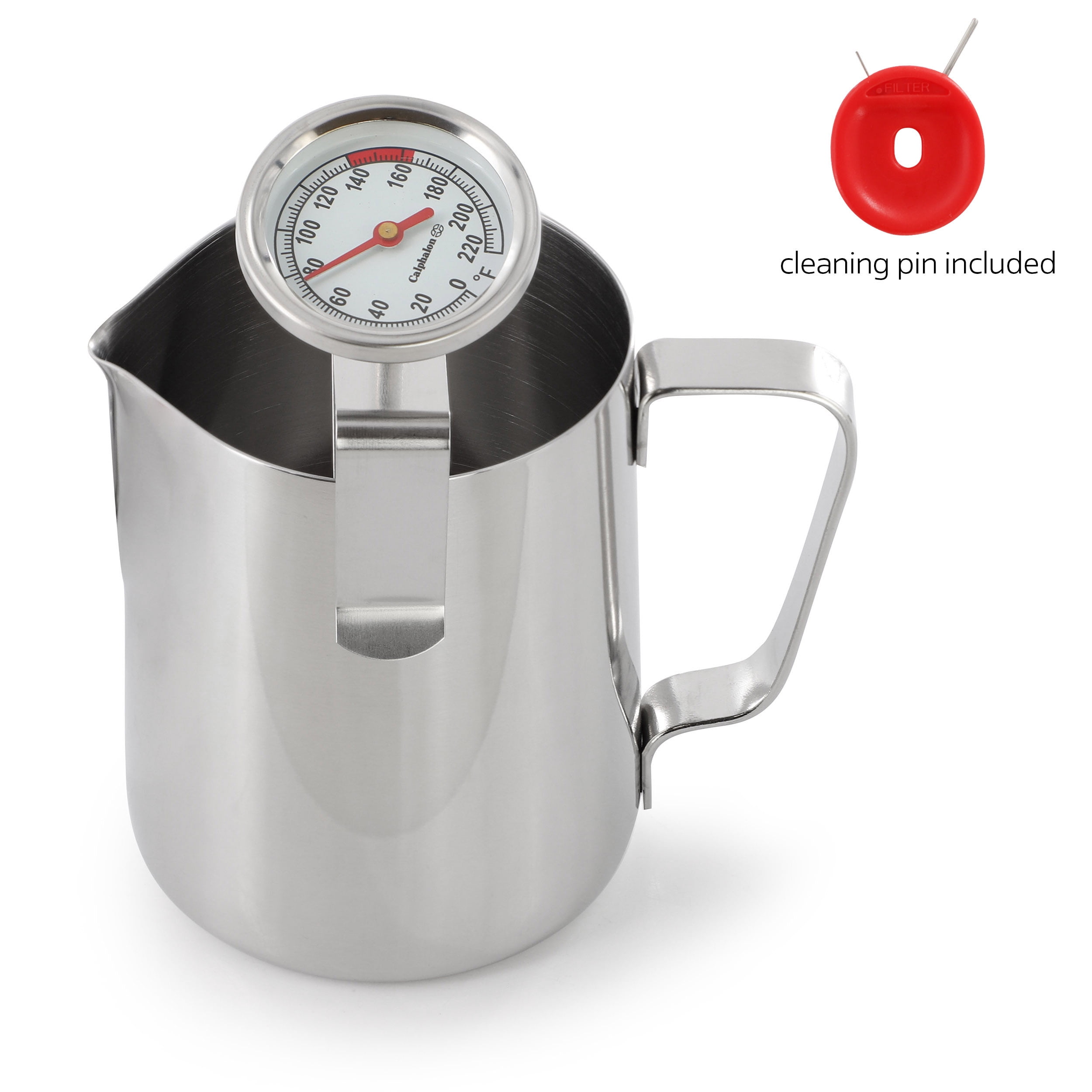 Calphalon Miniatura Compact Espresso Machine and Milk Frother in Silver