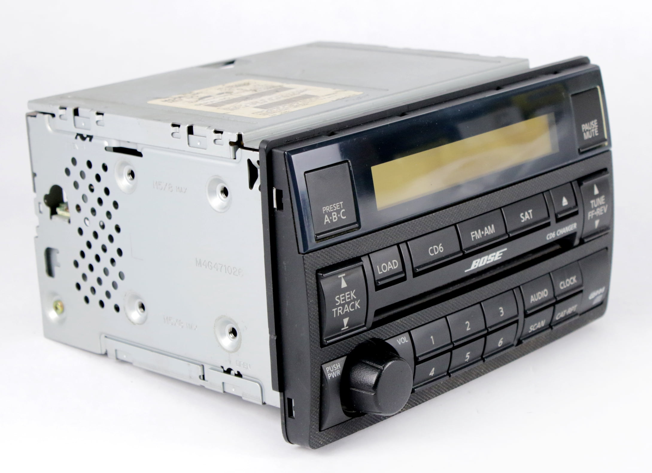 Restored 2005-2006 Nissan Altima AM FM SAT Radio 6 Disc CD Player Part Number 28185-ZB201 (Refurbished)