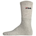 thumbnail image 3 of Fila Unisex Socks, 9-Pack - Tennis Socks, Crew Socks, Logo Black/White/Grey 35-38 (3-5 Uk), 3 of 7