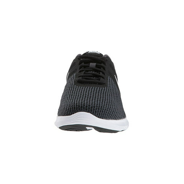 Decepción profundo Crónico Nike REVOLUTION 4 4E Mens Black White Athletic Running Shoes - Walmart.com