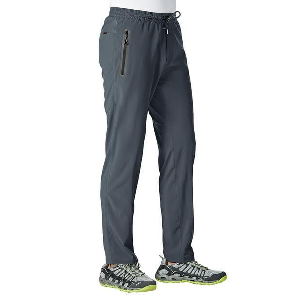Pantalones TBMPOY para hombre, viajes, senderismo, secado rápido, cortavientos, 3XL