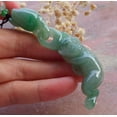 thumbnail image 4 of Certified Green Burma 100% Natural A Jade jadeite Pendant Monkey Peach Coin W Ring 658878 TN, 4 of 15