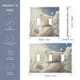 thumbnail image 4 of WOBOGO White Bear Enjoying The Sunshine 2-hole Switch Plates PC Flame Retardant Plastic Material Glossy Finish Smooth Touch 4.56x4.48x0.27in, 4 of 8