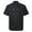 Black, variant on TopTie Unisex Short Sleeve Chef Coat Jacket, Black
