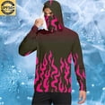 thumbnail image 2 of longantii Sun Shirts for Men Quick-Drying Long-Sleeved Blouses with Mask Comfy Breathable Hoodie Gradient Graphic Fishing Shirts 2026 Spring Clothes Hot Pink S, 2 of 5
