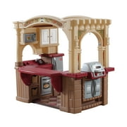 Step2 Grand Walk-In Kitchen and Grill includes Accessories, Brown