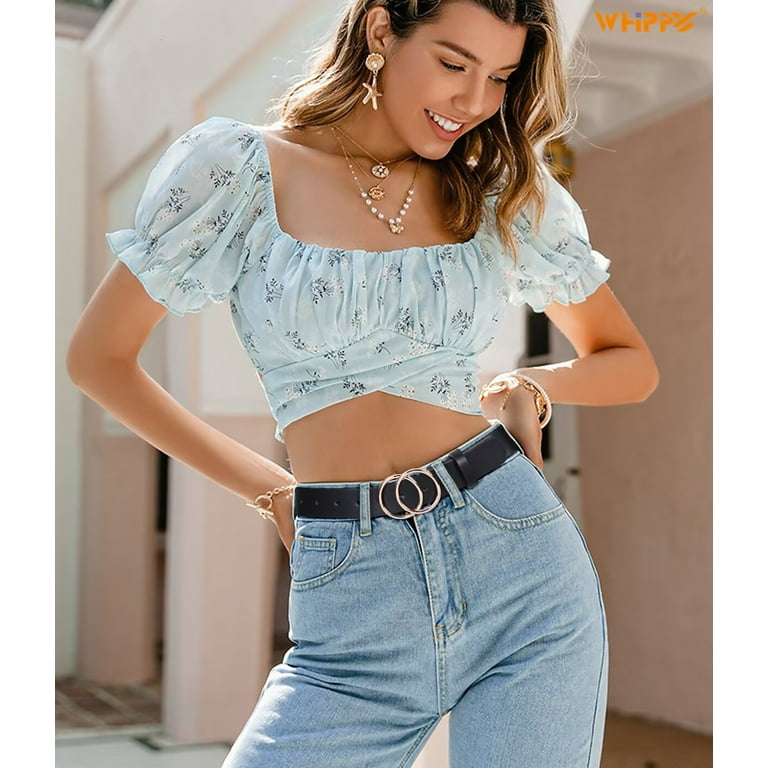 Whippy Women Leather Belt, Double Ring Buckle, Black Waist Belt Whippy Women Leather Belt, Double Ring Buckle, Black Waist Belt