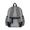 thumbnail image 3 of Monster Cartoon Truck Black Pattern Cute School Backpack with Padded Back and Adjustable Shoulder Straps 13.4"x11"x4.7", 3 of 5