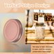 thumbnail image 3 of Uxcell 12Pcs Tapas de Lata para Conservas con Etiqueta para Tarro Mason Regular Color Rosa Dorado (70mm), 3 of 7