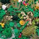 thumbnail image 3 of Tree Plant Accessories Parts Building Blocks Compatible Grass Bush Leaf Jungle Military City Friends Moc Brick Toys For Children, 3 of 5