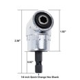 thumbnail image 4 of In-tool-home 105 Degree Right Angle Driver Drilling and Driving Power Screwdriver Drill Attachment w, 4 of 6