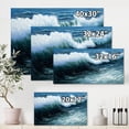 thumbnail image 4 of Designart ' The Ocean With Storm Waves ' Nautical & Coastal Canvas Wall Art Print, 4 of 4