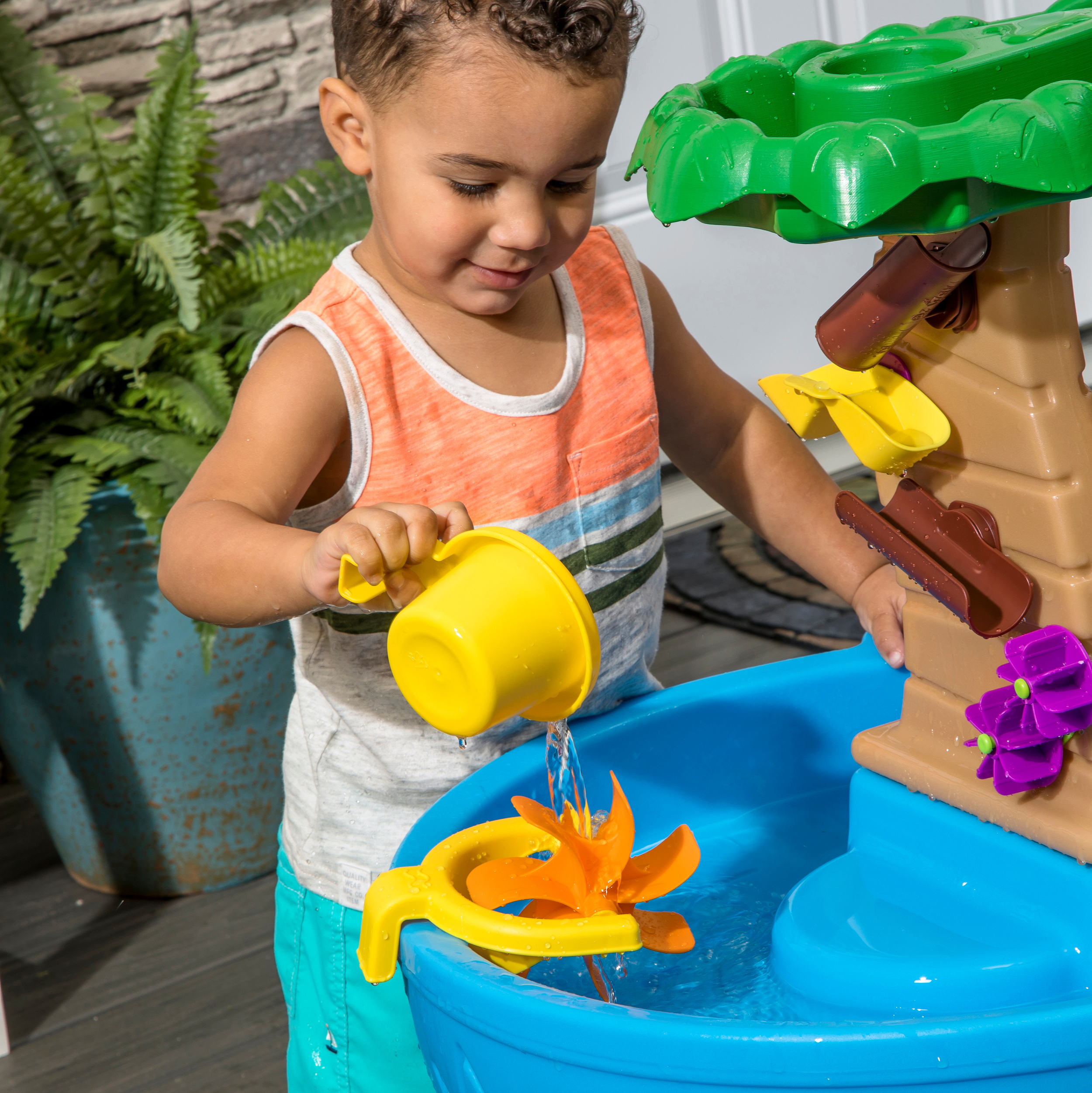 Step2 Tropical Rainforest Water Table with Playset photo 7