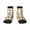 3 Black, variant on Boho Chicken Pattern Quarter Crew Socks,Toe Seamed Ankle Socks,Cotton Cushioned Breathable Athletic Crew Sports Socks