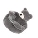 thumbnail image 2 of Methold Cómoda cama para mascotas, sofá, oso, abrazo, tela suave, impermeable y antideslizante, abrazo, gato, dormir, esterilla para dormir, Suministros para perros gris S (diámetro 46 cm), 2 of 6